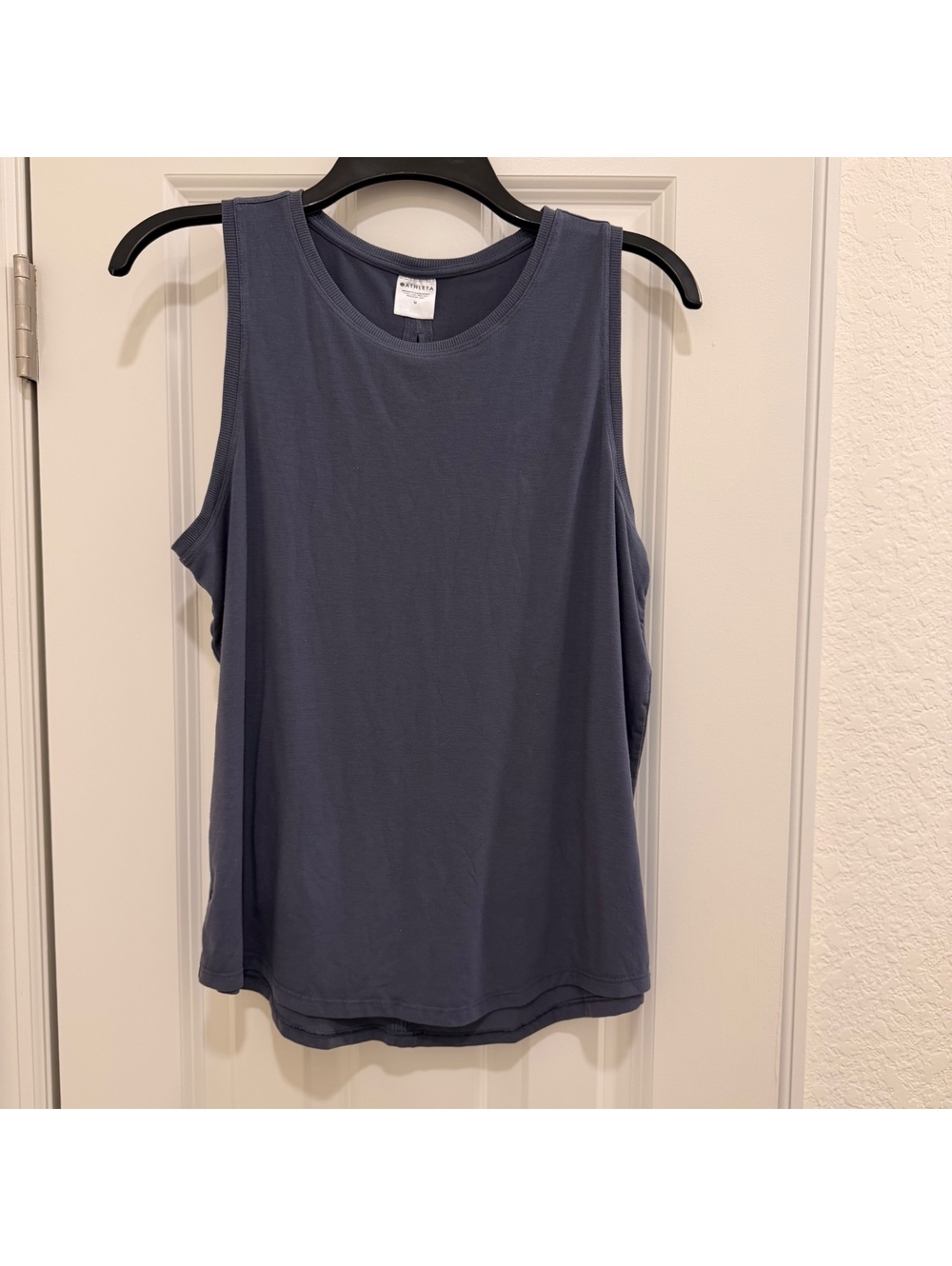 Athleta Women's Sleeveless Blue Athletic Tank Top, Size Small